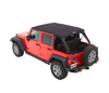TrekTop Soft Top Kit, Black Twill | (07-18) Wrangler JK, 4 Door | 56853-17