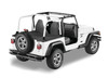 Duster Deck Cover Factory Soft Top, Black Denim | (97-02) Wrangler TJ | 90019-15