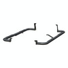 3" Round Side Step, Steel, Black | (19-24) Silverado/Sierra 1500, Crew Cab | 204053