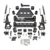 6.0'' Lift Kit and 22" Wheels Big Bore Kit, With Falcon 1.1 Monotube Shocks | (19-24) Ram 1500, 4WD, With Factory Air Suspension | 44-19623