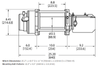 M15-S Heavyweight Winch, Synthetic Rope, 1500lb | Universal | 97730