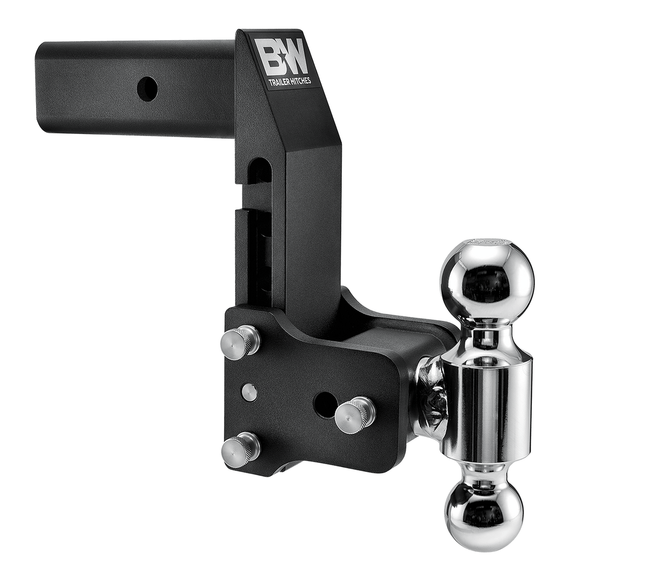 B&W Towing Tow and Stow Adjustable Drop Hitch Multi-Pro 2.5" Shank 7" Drop Dual Ball, Multi-Pro 2.5" Shank, 7" Drop, Dual Ball | Universal | TS20066BMP