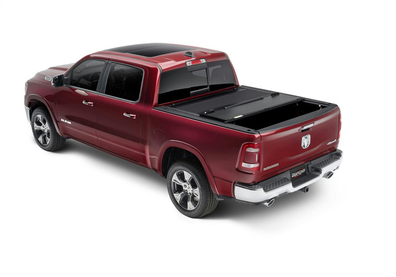 ArmorFlex Hard Folding Bed Cover | (19-24) Ram 1500, 6' Bed, With Multi-Function Tailgate | AX32013