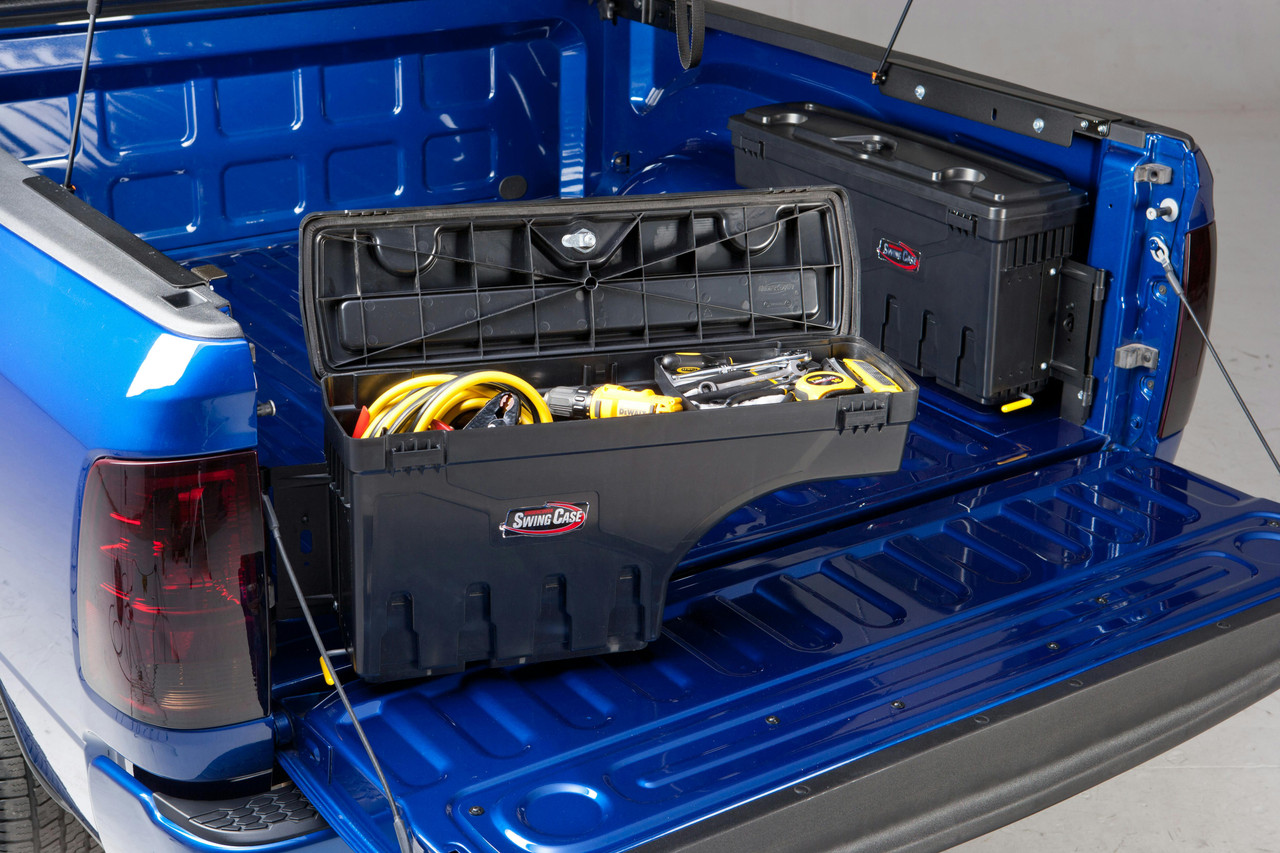 SwingCase Bed Storage, Driver Side | (05-23) Tacoma, With Storage Box | SC401D