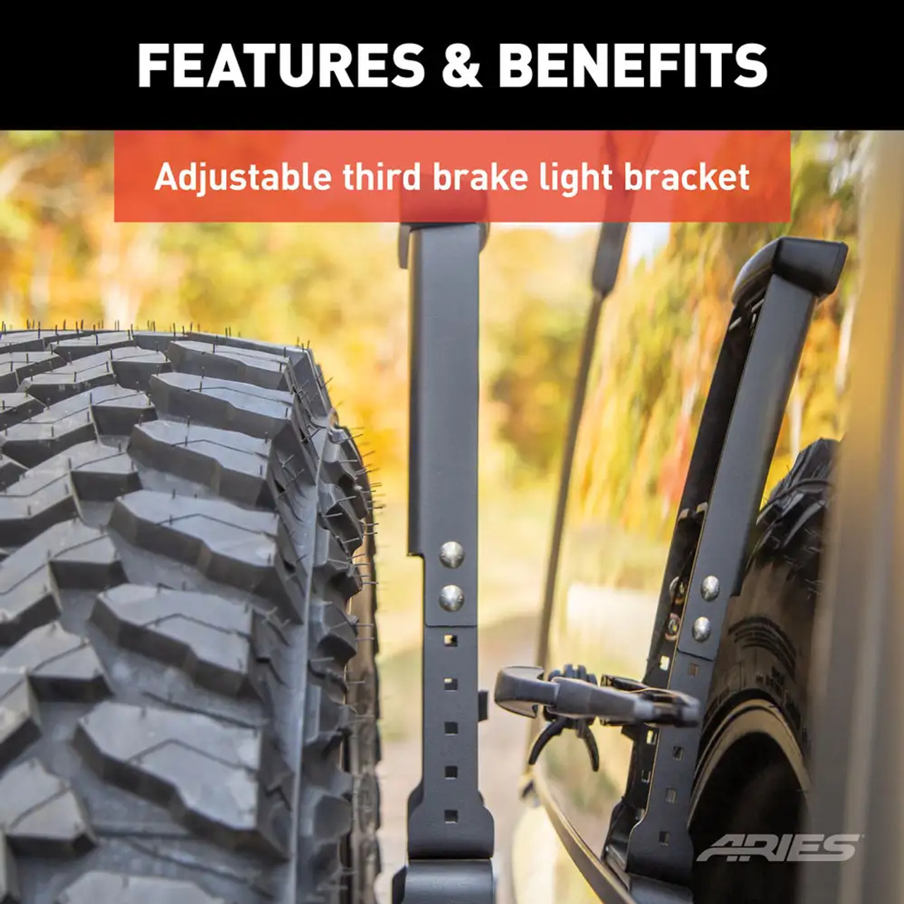 Heavy Duty Spare Tire Carrier, Up To 37", Black | (18-25) Wrangler JL | 2563001