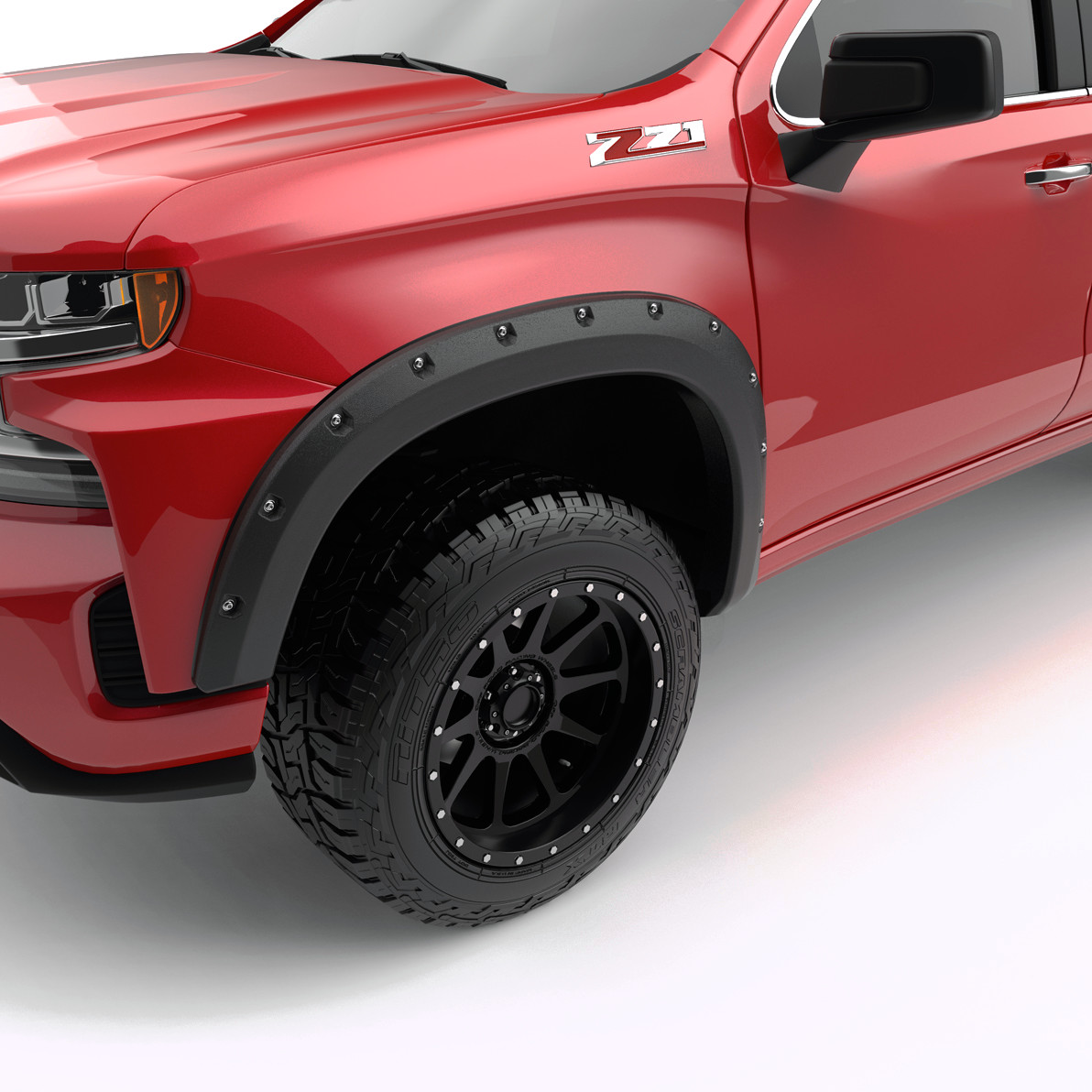 Baseline Bolt-Style Fender Flares, Front and Rear | (19-22) Silverado | BLF1002