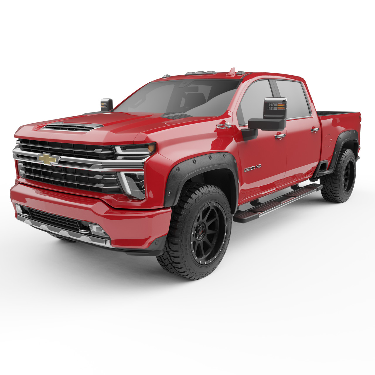 Baseline Bolt-Style Fender Flares, Front and Rear | (20-24) Silverado 2500/3500 | BLF1003