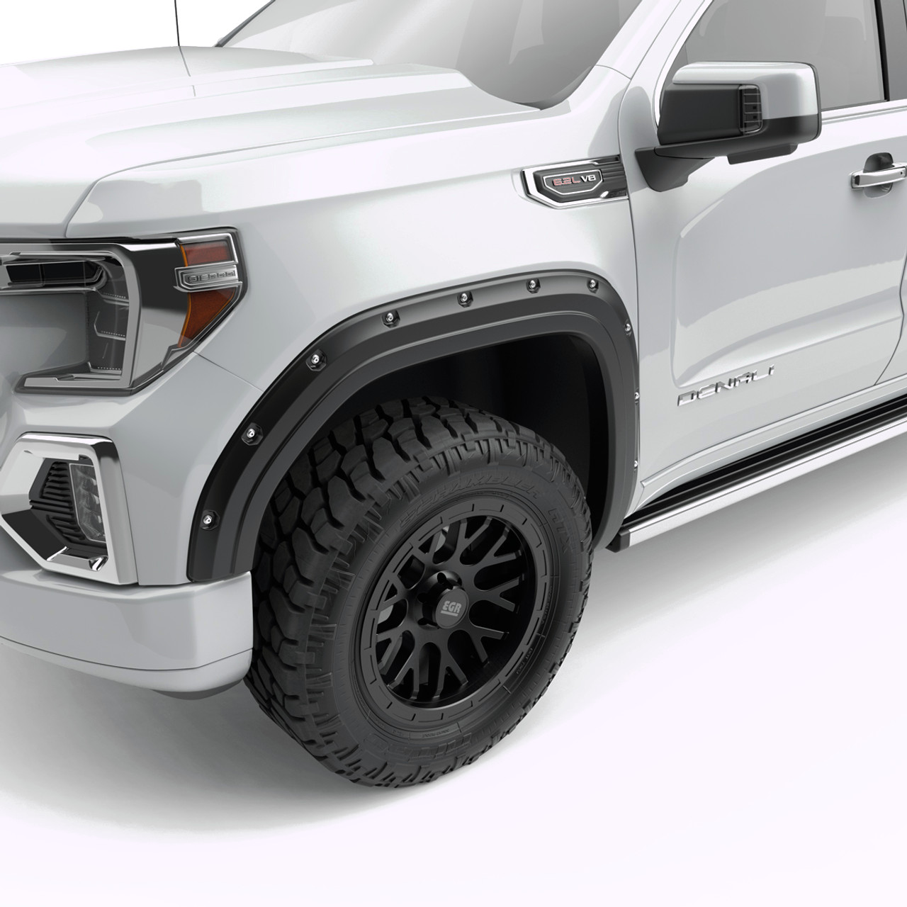 Traditional Bolt-On Look Fender Flares, Front and Rear | (19-24) Sierra 1500 | 791794