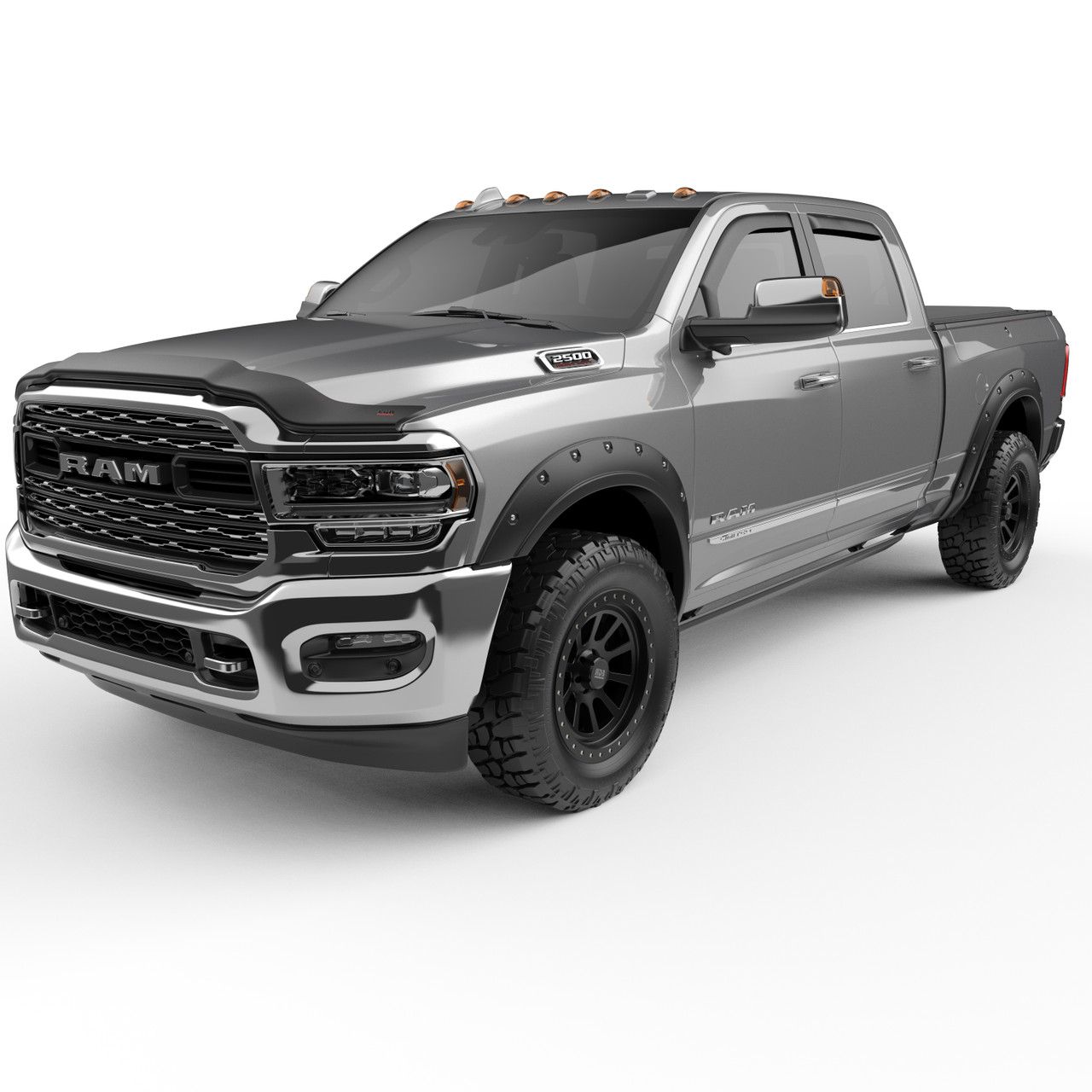 Traditional Bolt-On Look Fender Flares, Front and Rear | (20-24) Ram 2500/3500 | 792864