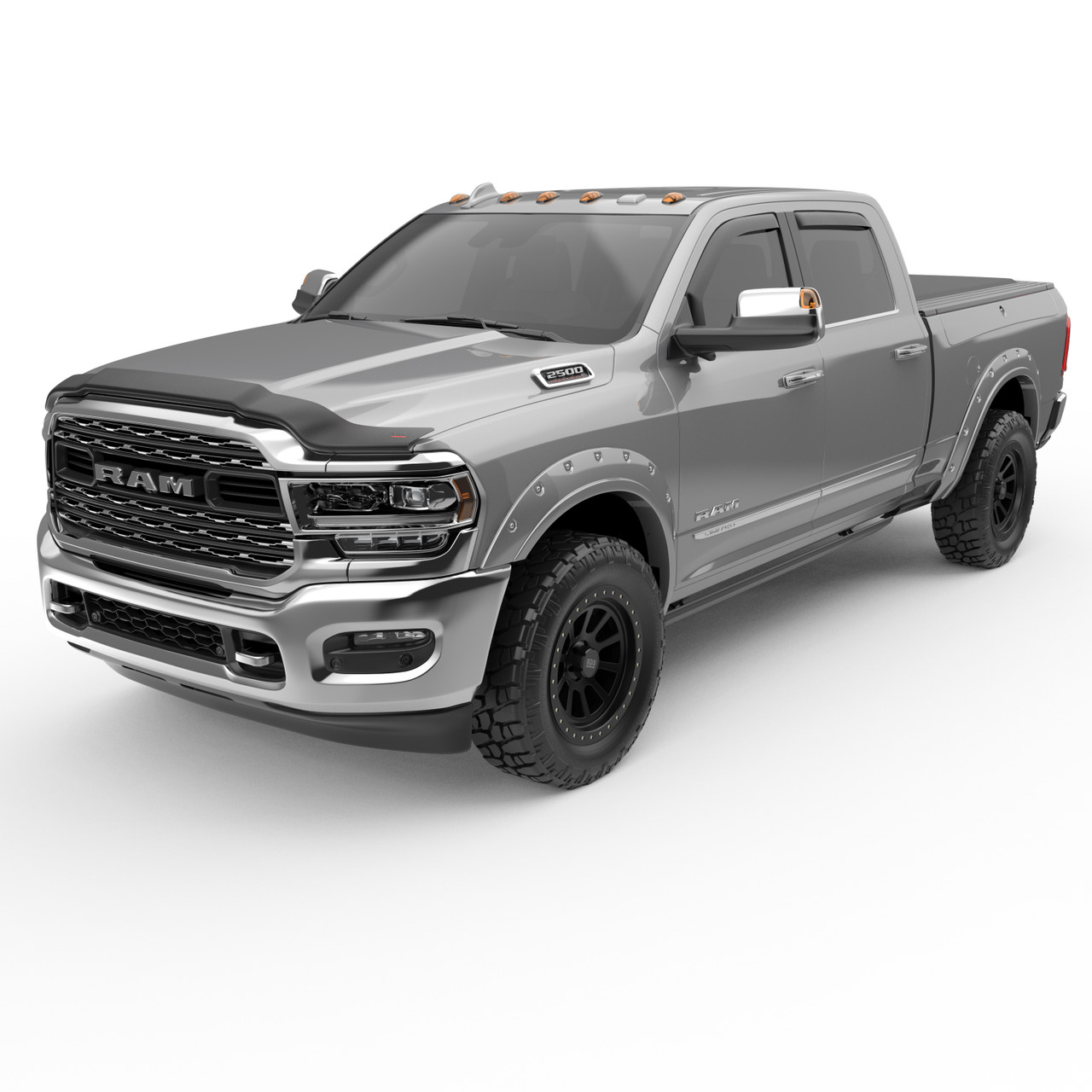 SuperGuard Hood Deflector, Matte Black | (19-24) Ram 2500/3500 | 302865