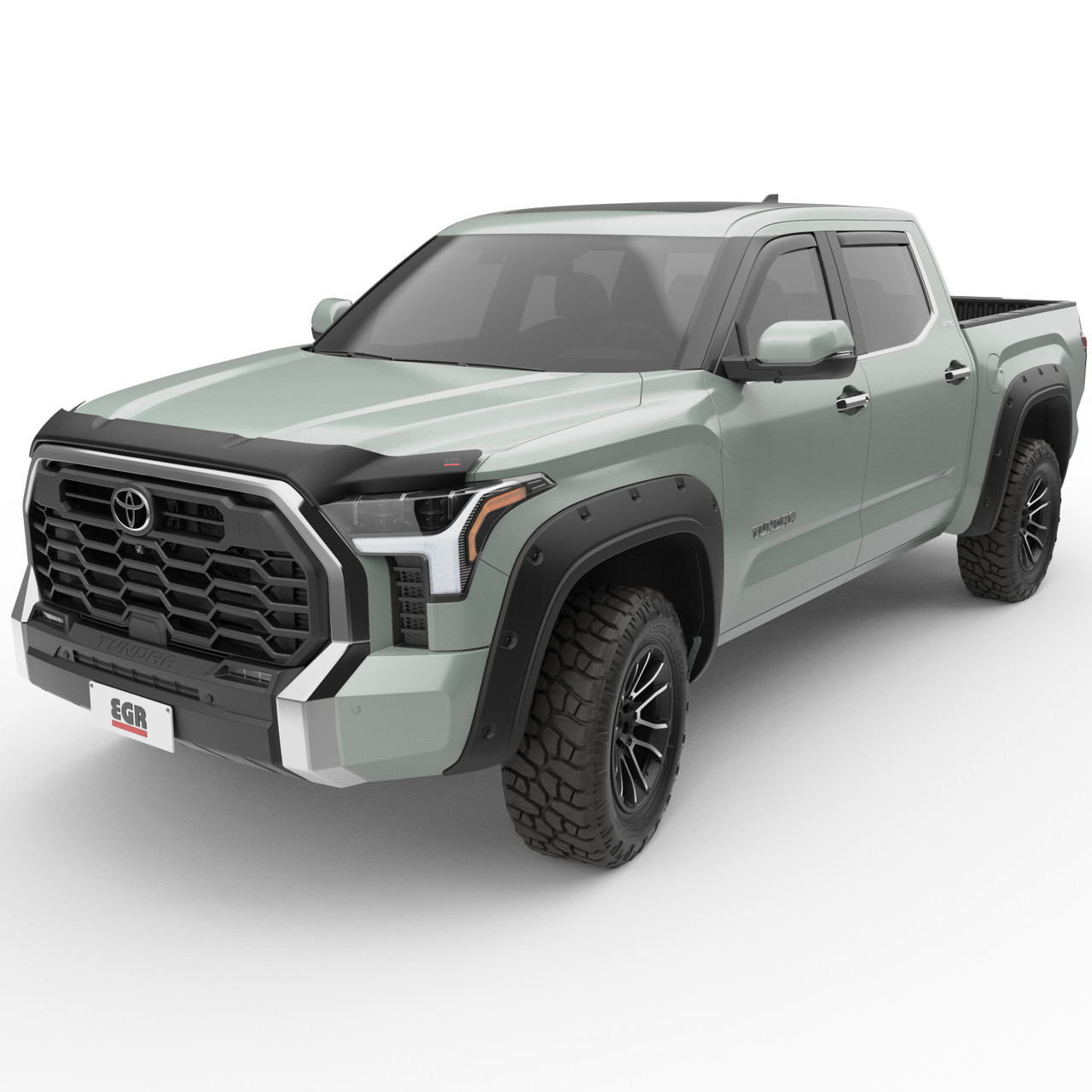SuperGuard Hood Deflector, Dark Smoke | (22-24) Tundra, Extended, Crew Cab, Bed 66.7", 78.7" | 305401