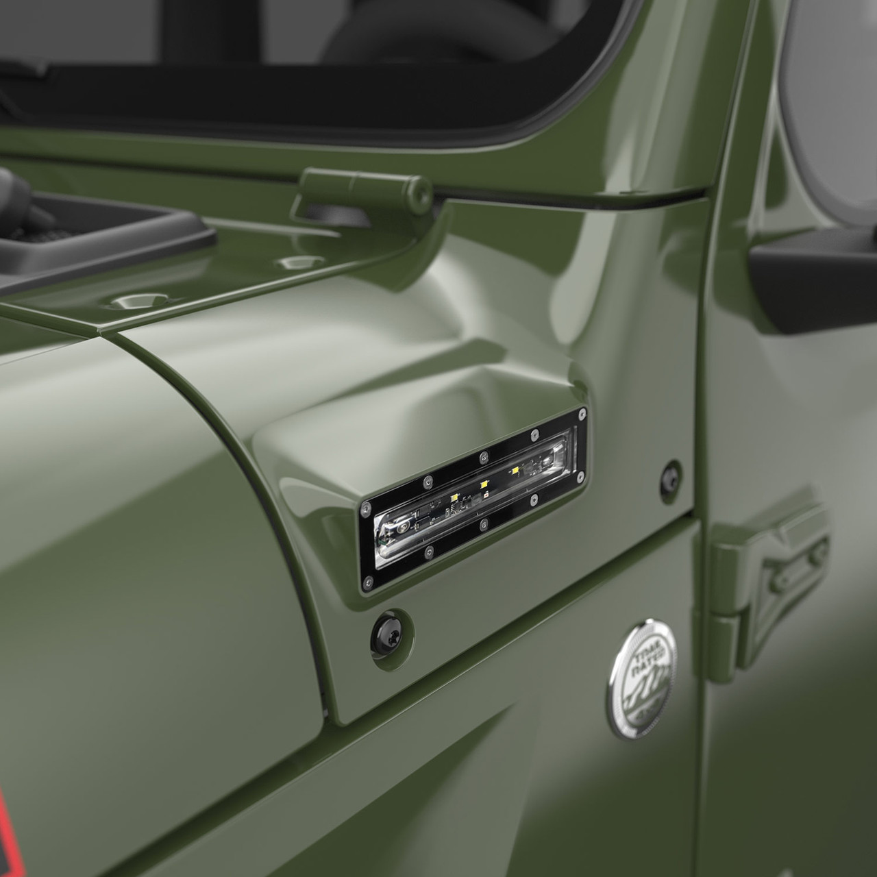 VSL LED Side Light Sarge Green, Sarge Green | (18-24) Wrangler JL, (20-24) Gladiator JT | VSLJP3790