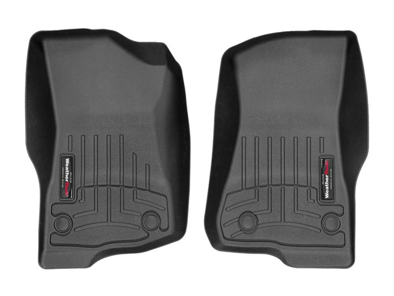Floor Liners, Front, Black | (18-24) Wrangler JL, (20-24) Gladiator JT, 2 Door and 4 Door | 4413131