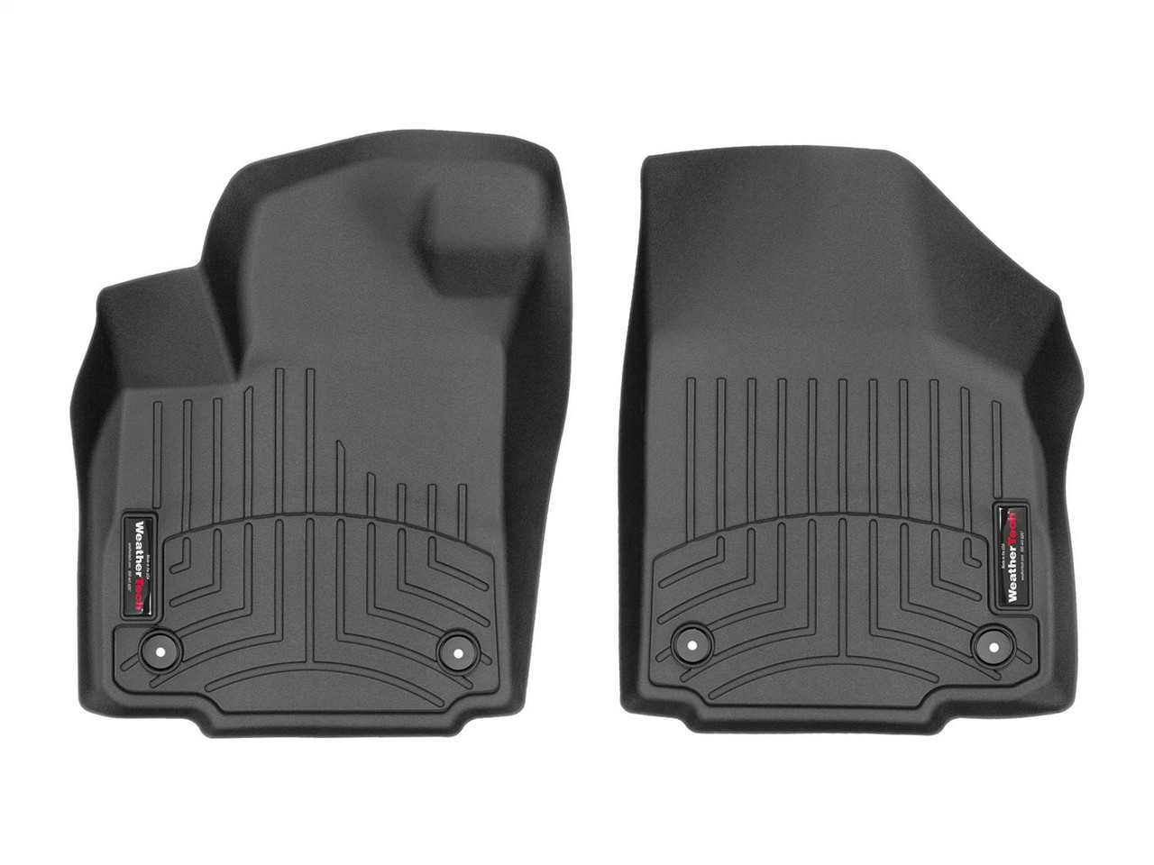 Floor Liners, Front, Black | (19-25) Silverado/Sierra 1500, (20-25) Silverado/Sierra 2500HD/3500HD, Vinyl Floors | 4414911V