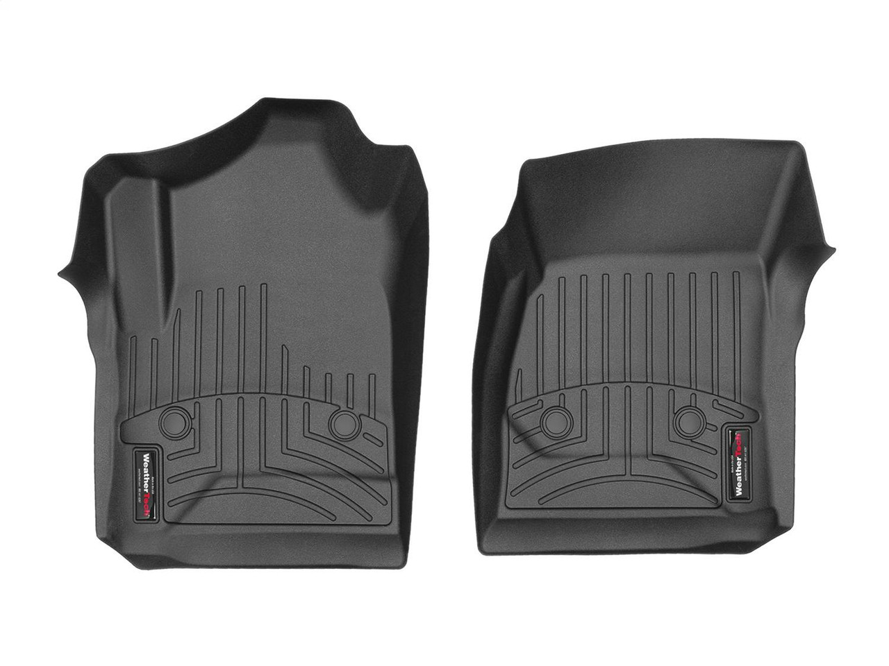 Floor Liners, Front, Black | (14-18) Silverado/Sierra 1500, (15-19) Silverado/Sierra 2500HD/3500HD | 445441