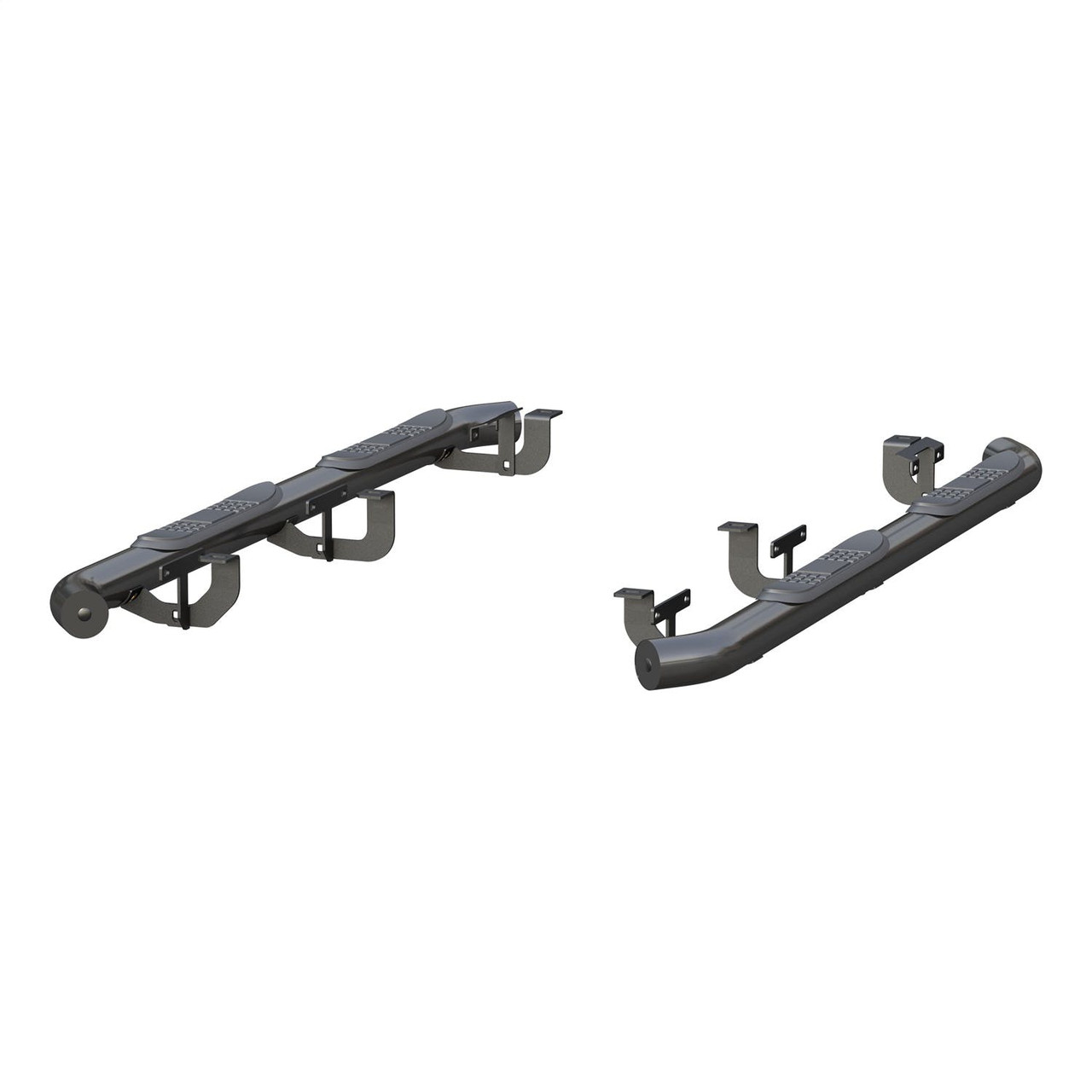 3" Round Side Step, Black, Steel | (18-25) Wrangler JL, 4 Door | 35701