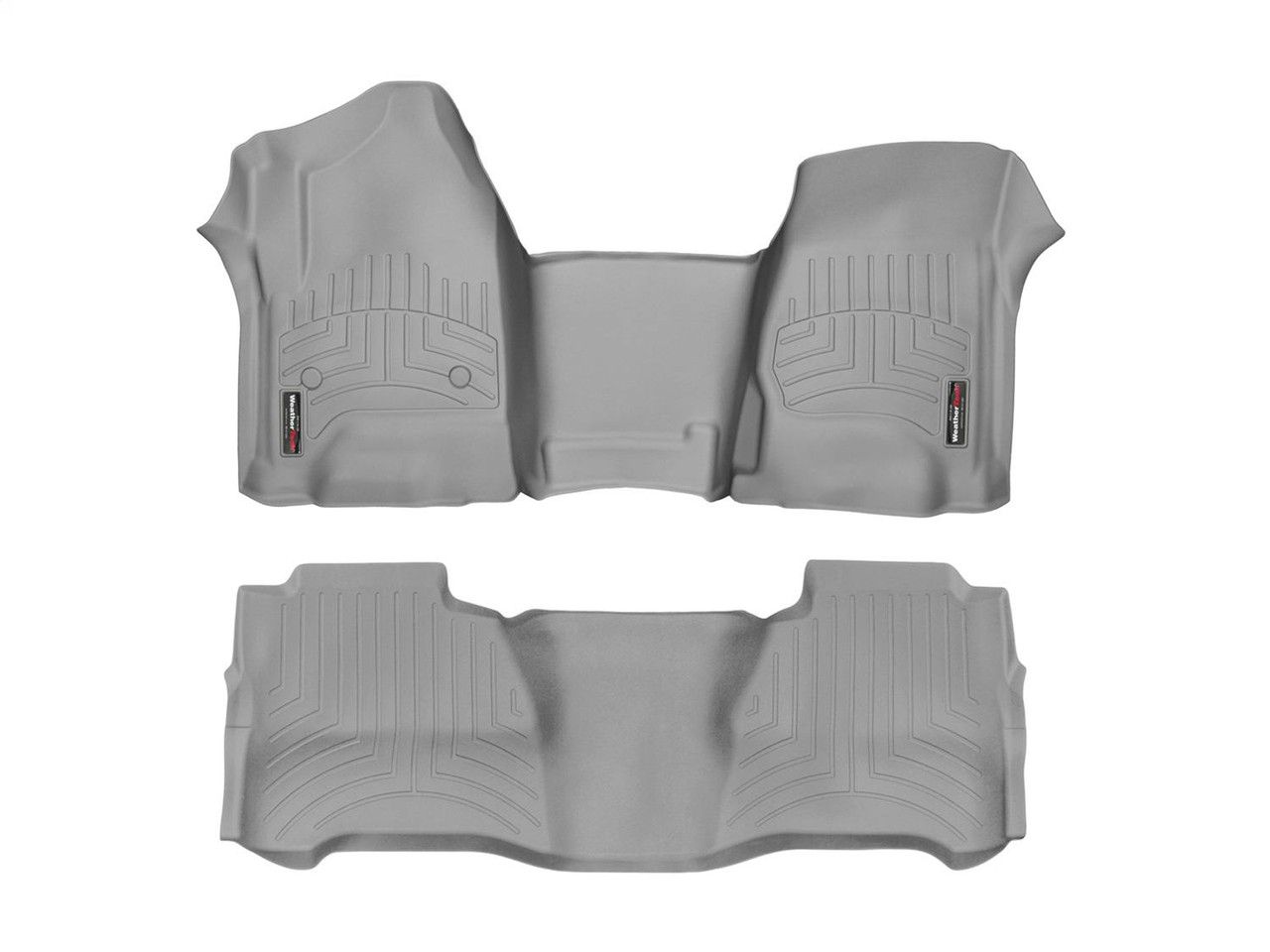 Floor Liners, Front and Rear, Gray | (17-24) Super Duty F-250/F-350/F-450/F-550 | 4610121-466973