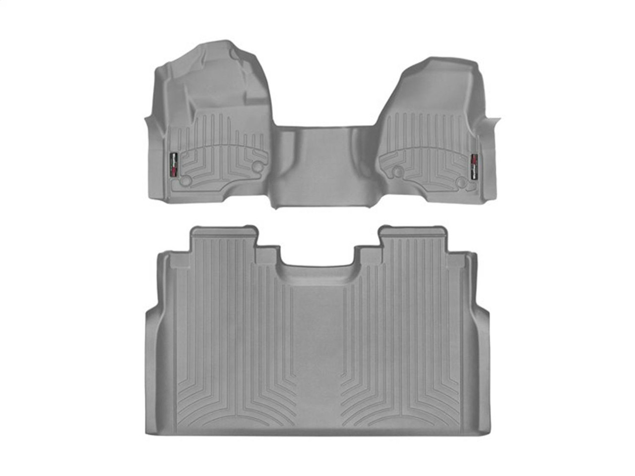 Floor Liners, Front and Rear, Gray | (17-22) Super Duty F-250/F-350/F-450/F-550 | 4610321-466974