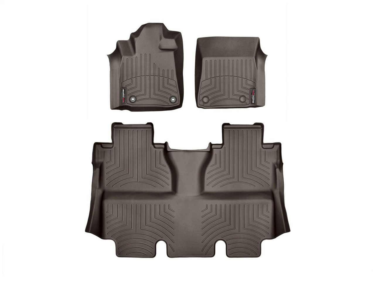 Floor Liners, Front and Rear, Cocoa | (14-21) Tundra | 474081-470938