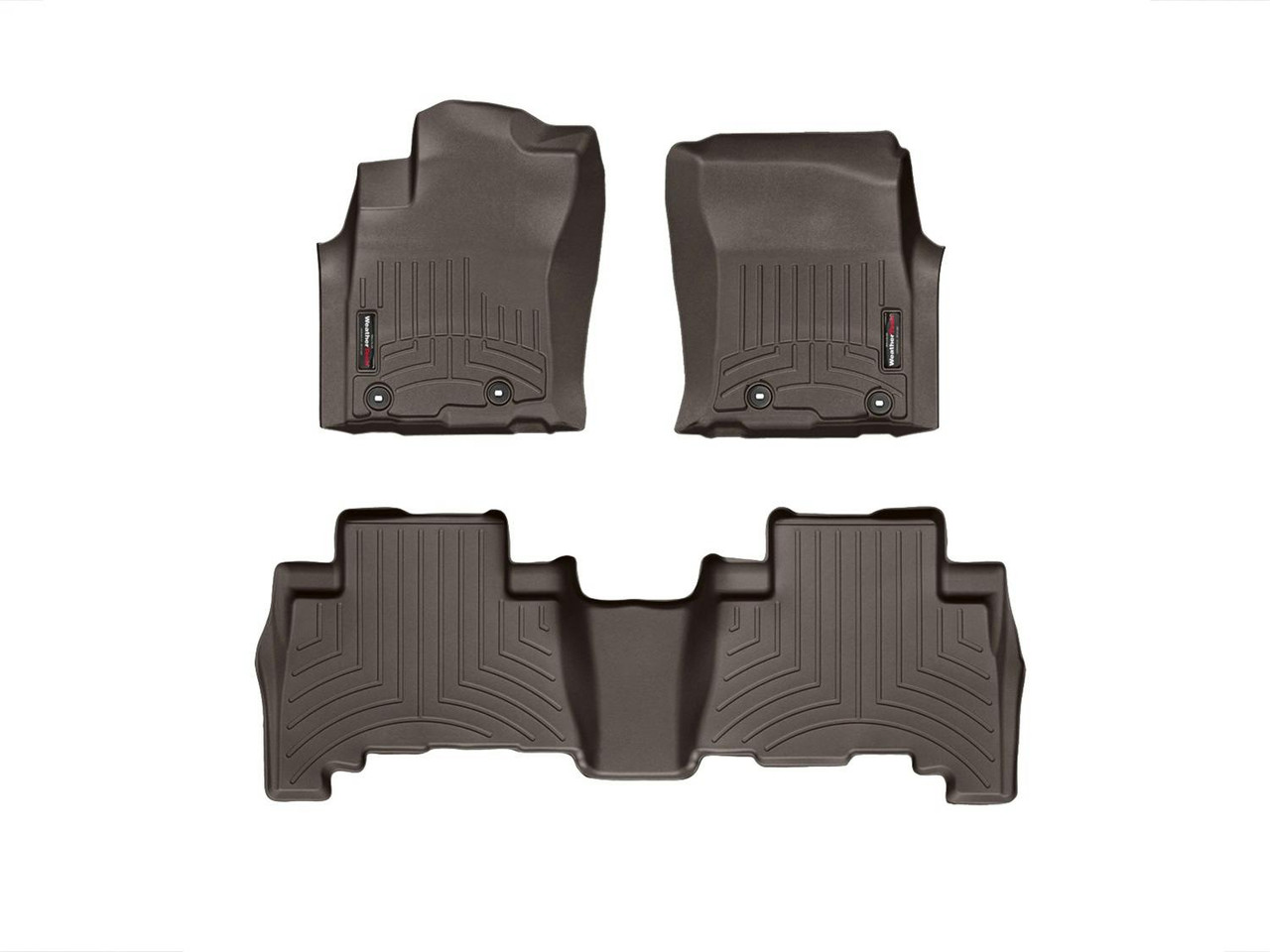 Floor Liners, Front and Rear, Cocoa | (13-24) 4Runner | 474931-472862