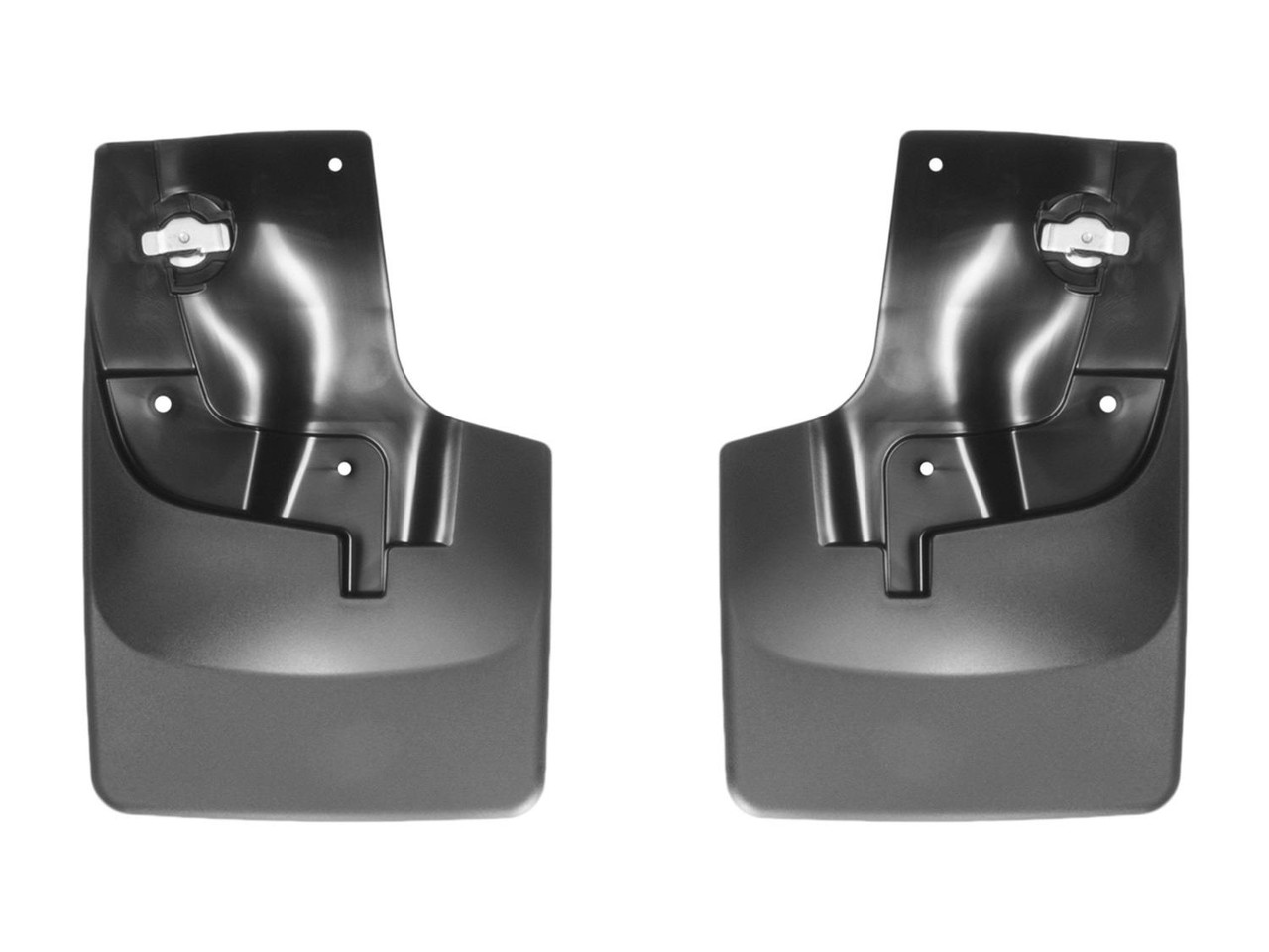 No-Drill Mud Flaps, Front, Black | (15-22) Colorado/Canyon | 110052