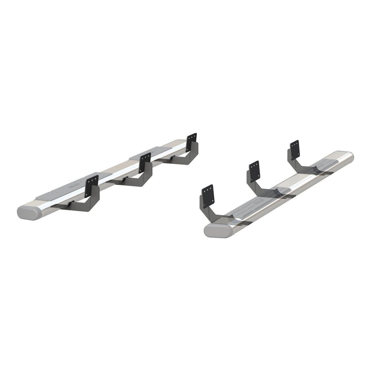 6" Oval Side Steps, Polished Stainless | (19-24) RAM 1500, Crew Cab | 4444047