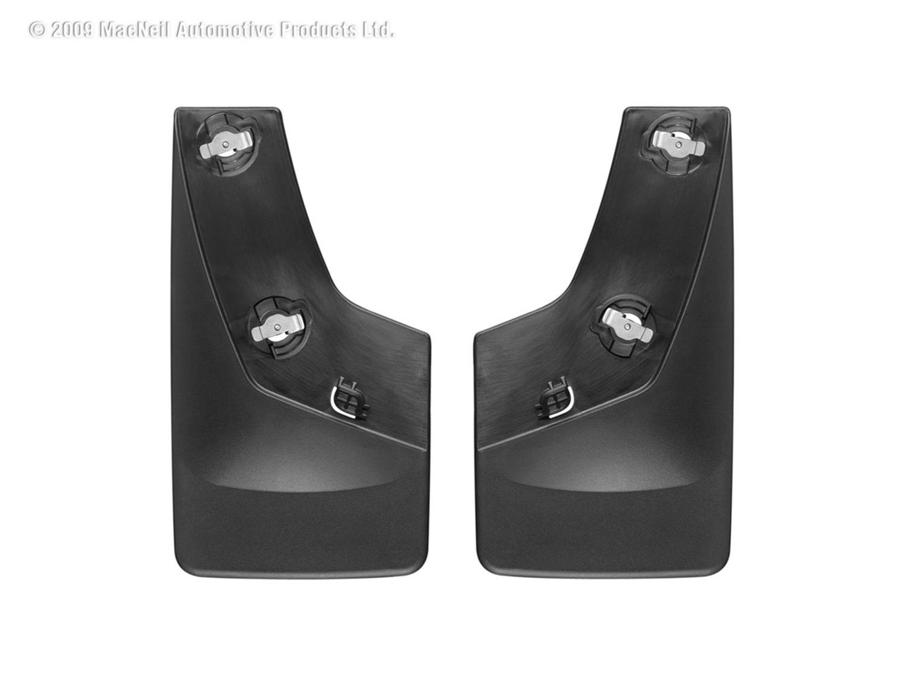 No-Drill Mud Flaps, Rear, Black | (07-13) Silverado 1500, (08-14) Silverado 2500HD/3500HD | 120010