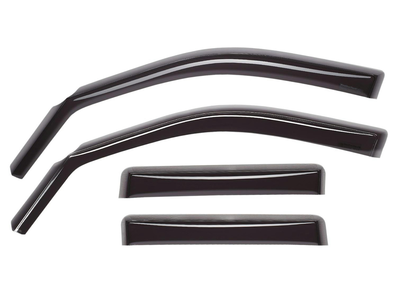 Window Deflector, Front and Rear, Dark Tint | (14-18) Silverado/Sierra 1500, (15-19) Silverado/Sierra 2500HD/3500HD, Crew Cab | 84740IM
