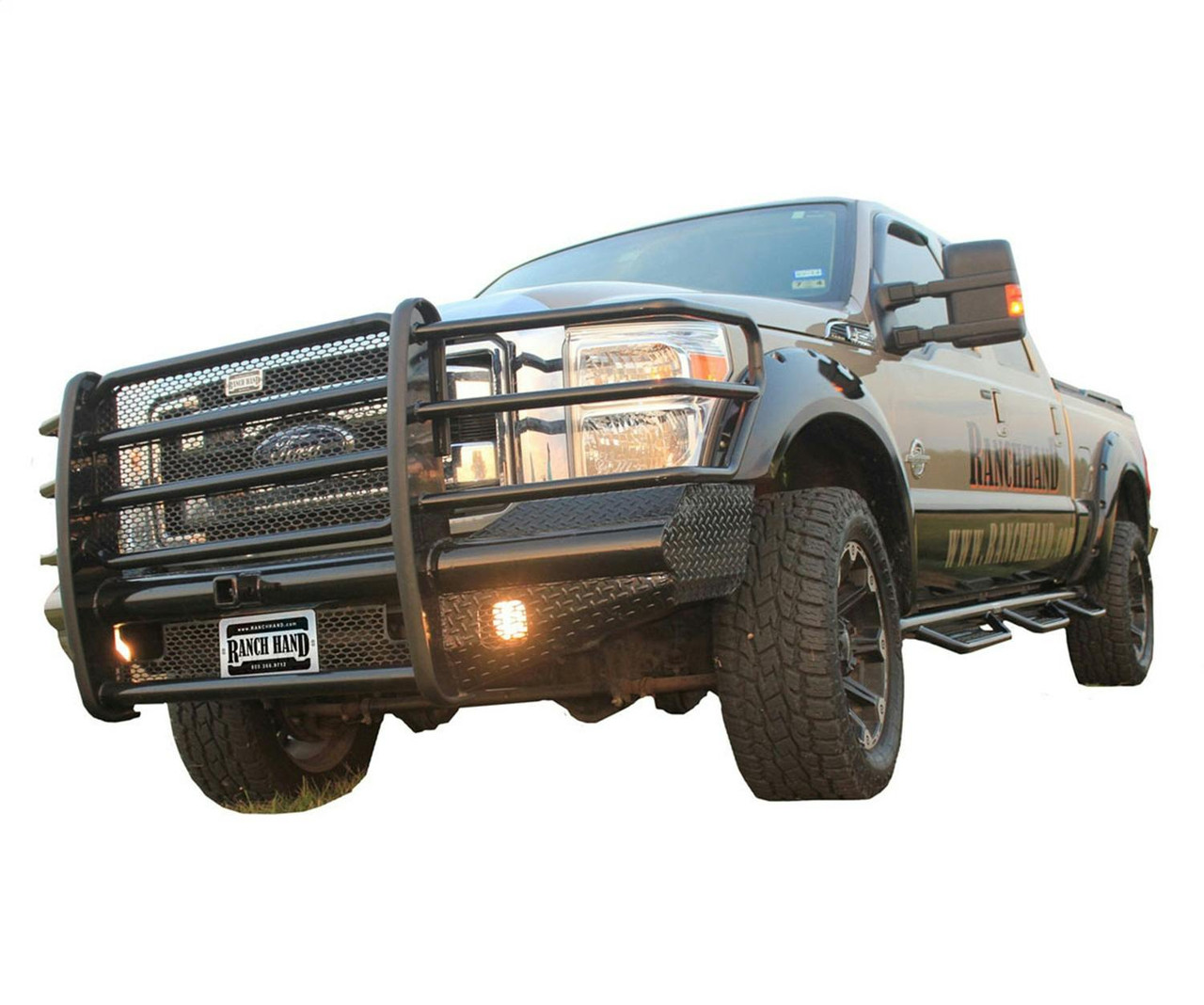 Legend Bumper With Grille Guard, Front | (11-16) Super Duty F-250/F-350 | FBF111BLR
