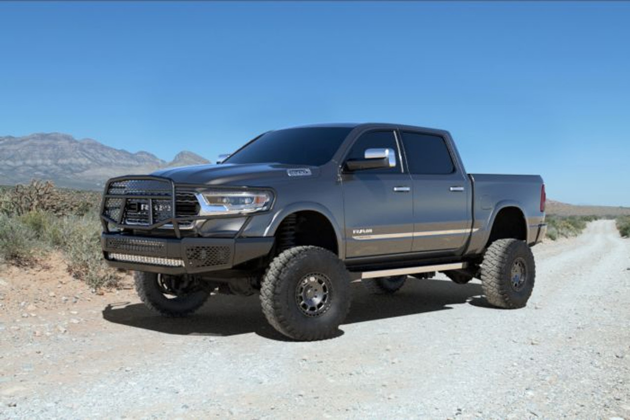 Midnight Bumper With Grille Guard, Front | (19-24) Ram 1500 | MFD19HBM1