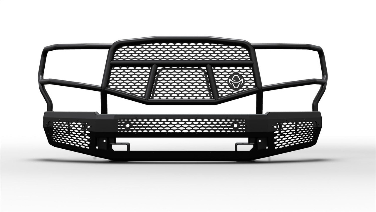 Midnight Bumper With Grille Guard, Front | (17-22) Super Duty F-250/F-350 | MFF201BM1