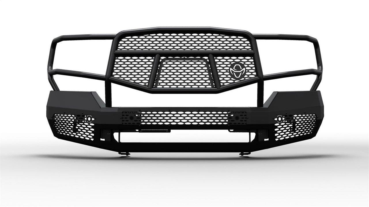Midnight Bumper With Grille Guard, Front | (15-19) Sierra 2500/3500 | MFG151BM1