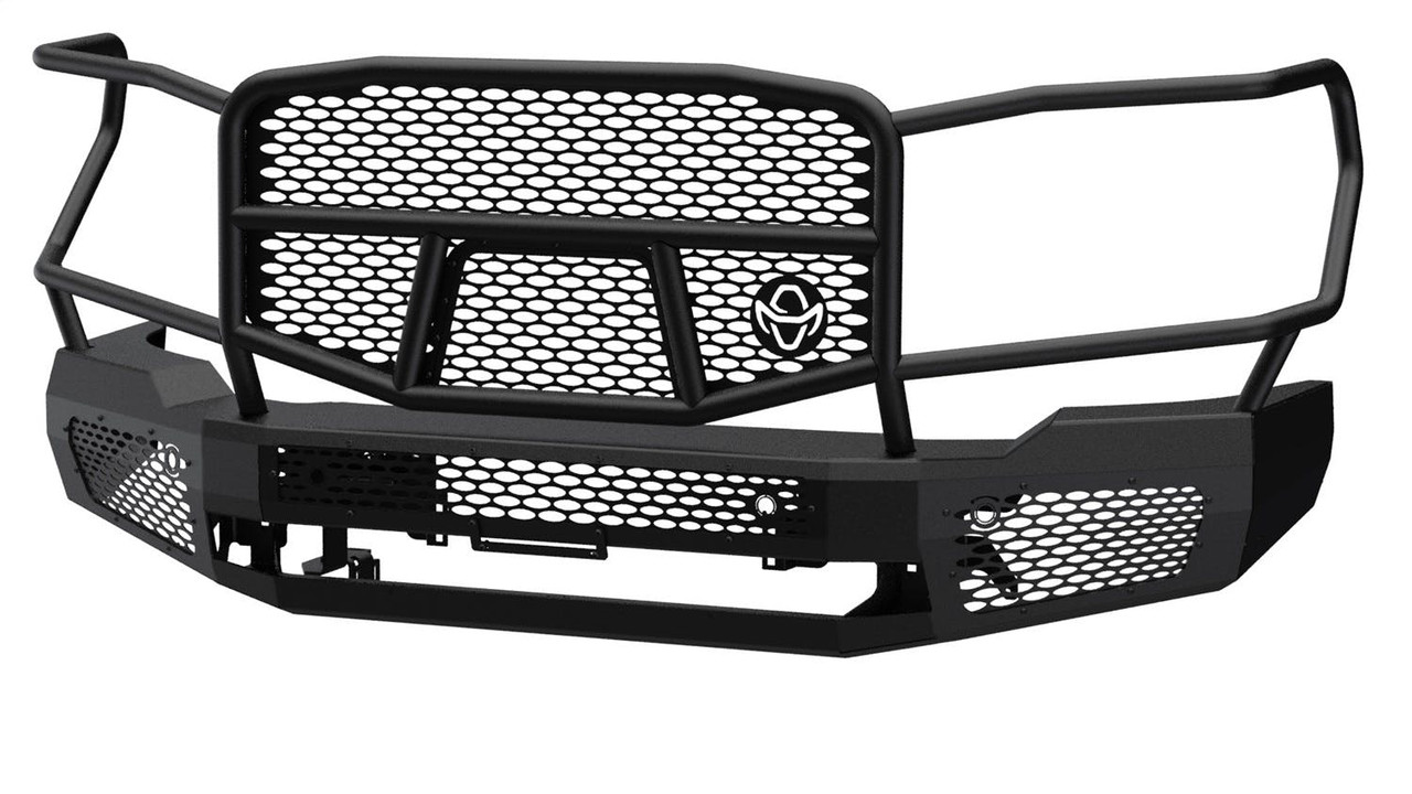 Midnight Bumper With Grille Guard, Front | (20-23) Sierra 2500/3500 | MFG201BM1