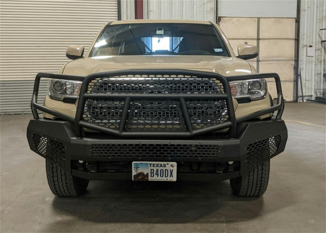 Midnight Bumper With Grille Guard, Front | (16-23) Tacoma | MFT16MBM1