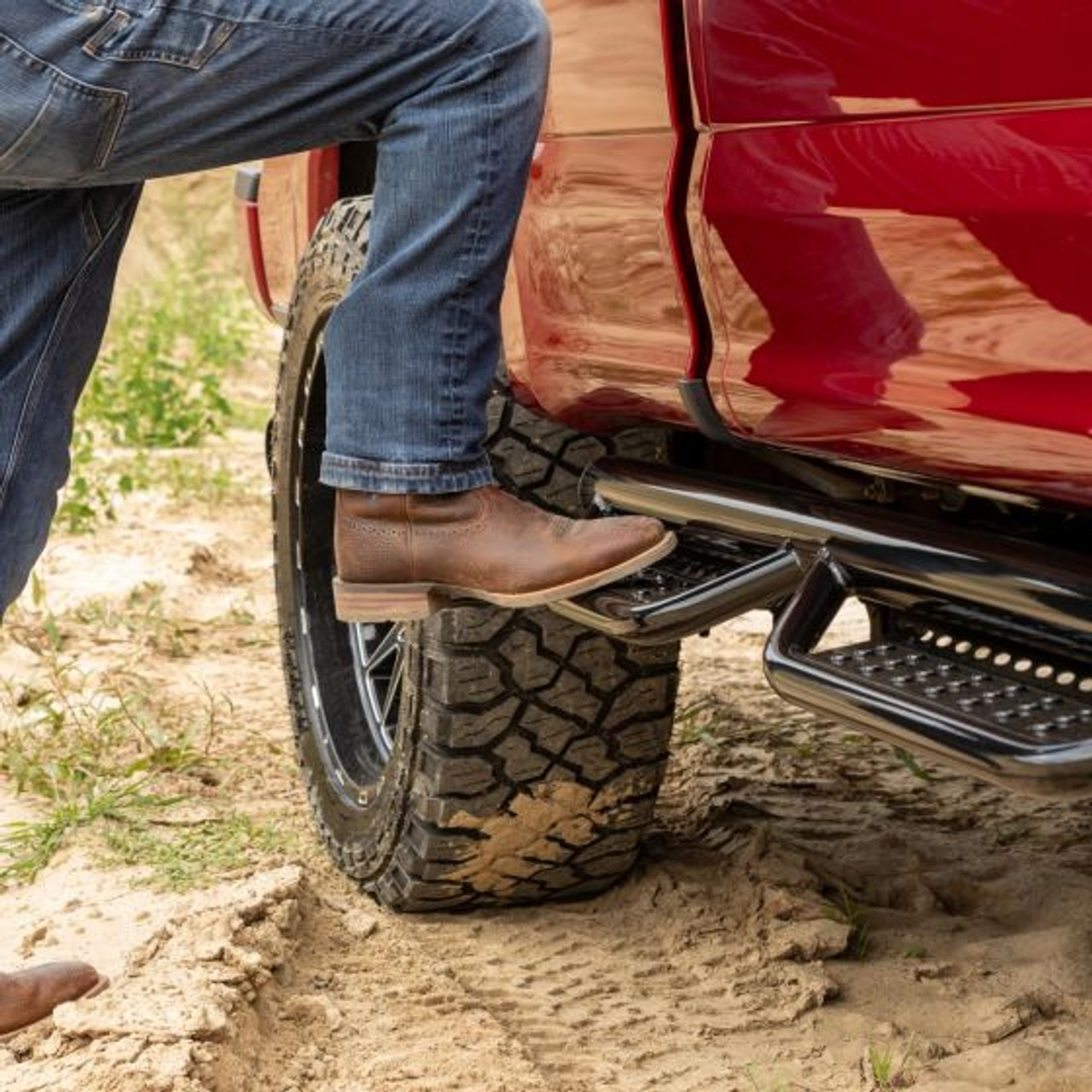 Ranch Hand Steps , Wheel To Wheel | (07-18) Silverado/Sierra 1500, (07-19) Silverado/Sierra 2500/3500HD, Crew Cab, 6' Bed | RSC071C6B6S