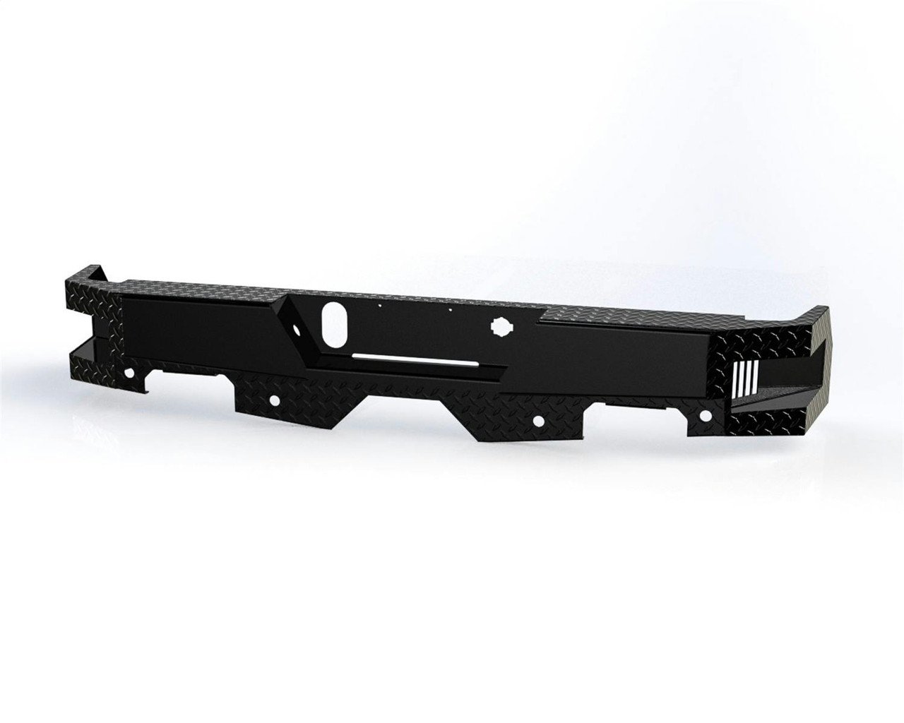 Ranch Hand Sport Bumper, Rear | (19-24) Silverado/Sierra 1500, Dual Exhaust | SBC19HBLSE