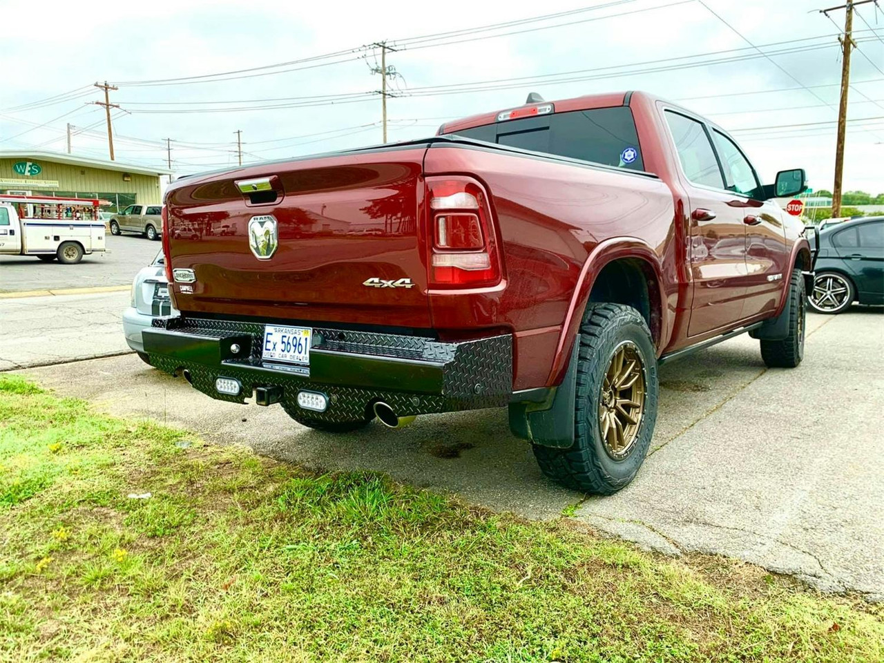Ranch Hand Sport Bumper, Rear | (19-24) Ram 1500 | SBD19HBLSLE
