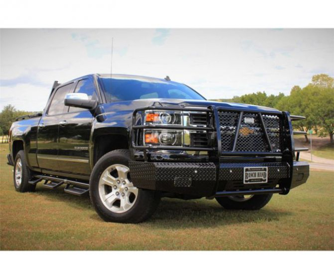 Summit Bumper With Grille Guard, Front | (14-15) Silverado 1500 | FSC14HBL1