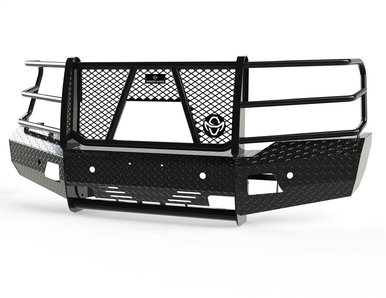 Summit Bumper With Grille Guard, Front, Camera Cutout | (19-21) Silverado 1500, With Camera | FSC19HBL1C