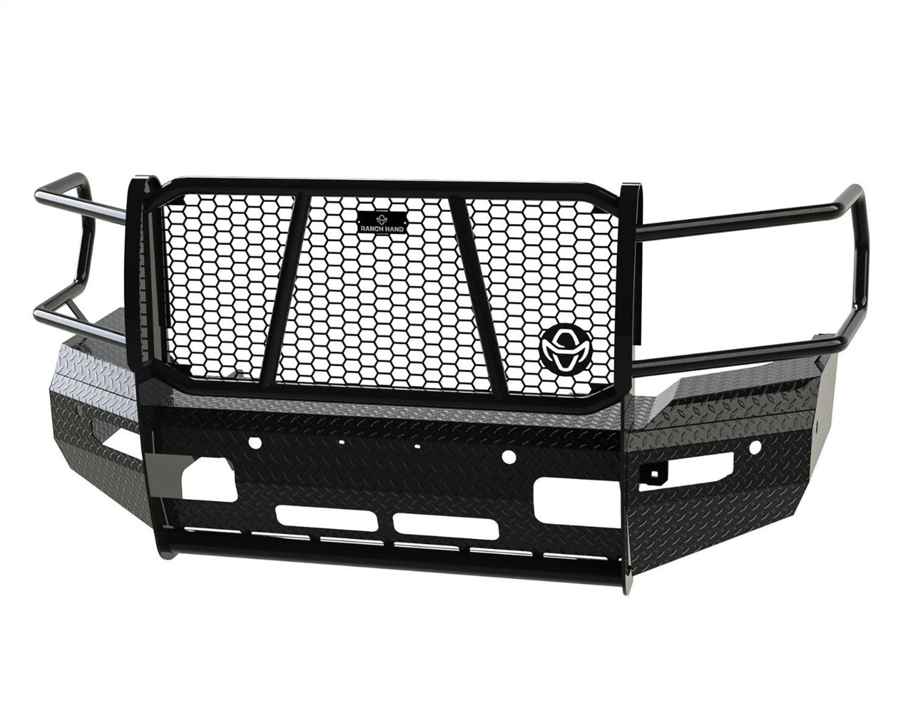 Summit Bumper With Grille Guard, Front | (19-24) Ram 2500/3500 | FSD191BL1