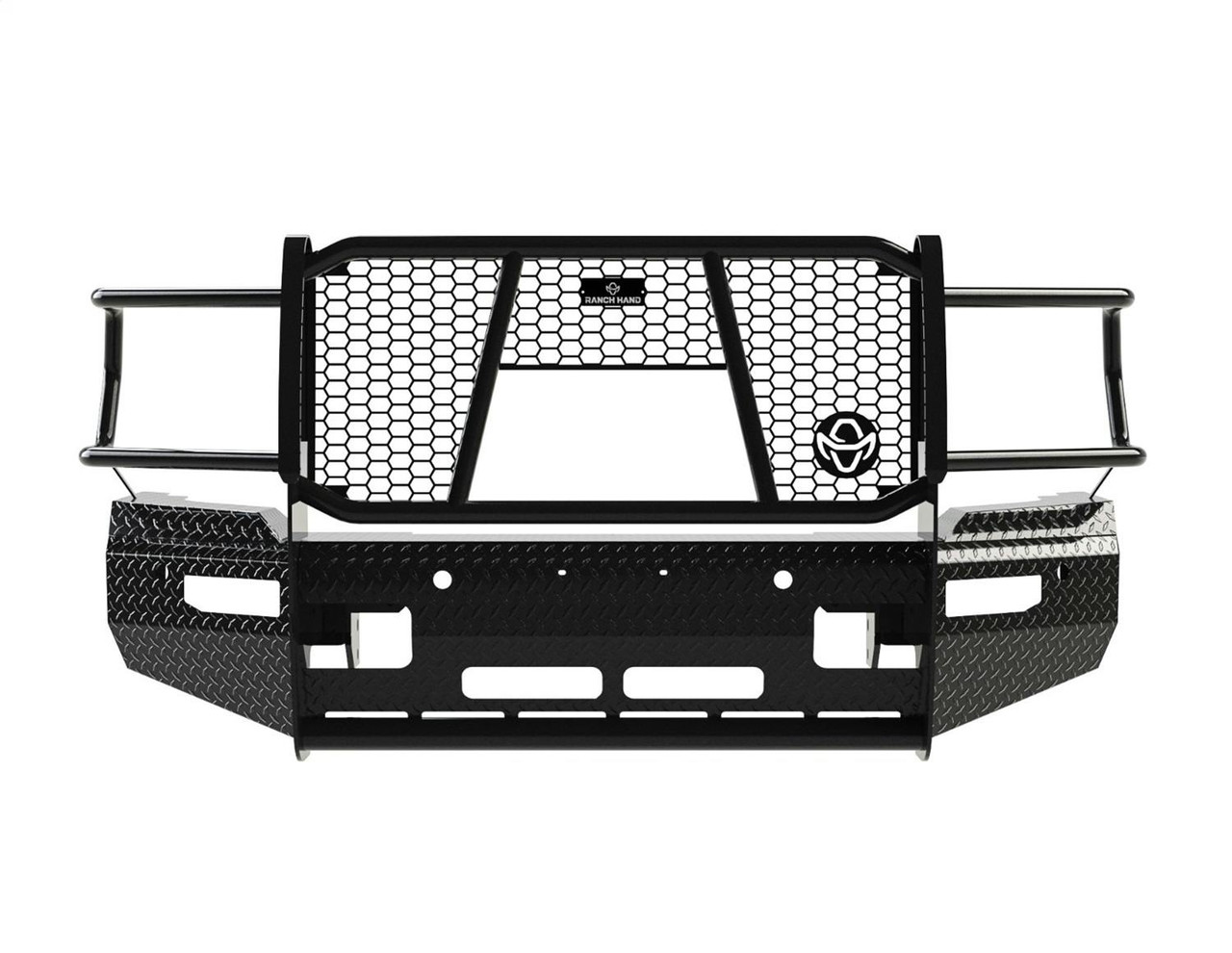 Summit Bumper With Grille Guard, Front, Camera Cutout | (19-24) Ram 2500/3500, With Camera | FSD191BL1C