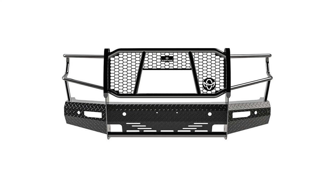 Summit Bumper With Grille Guard, Front, Camera Cutout | (19-24) Ram 1500, With Camera | FSD19HBL1C