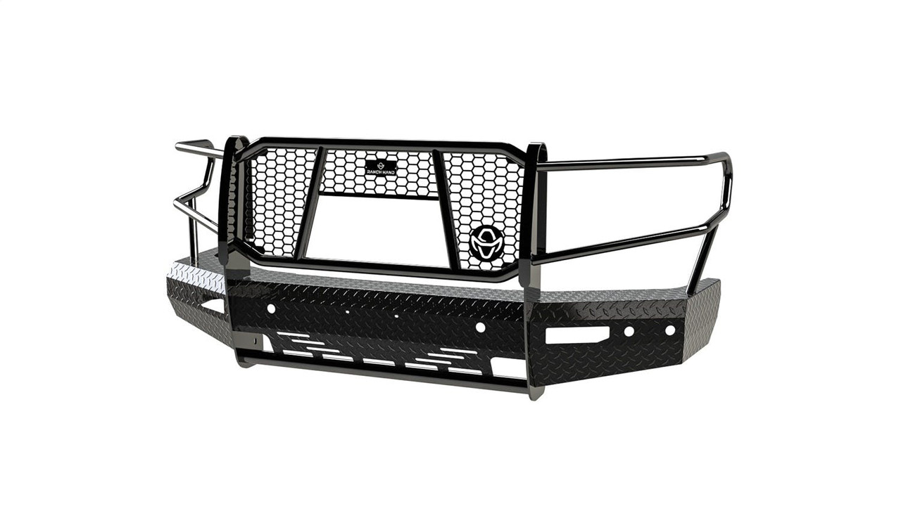 Summit Bumper With Grille Guard, Front, Camera Cutout | (19-24) Ram 1500, With Camera | FSD19HBL1C