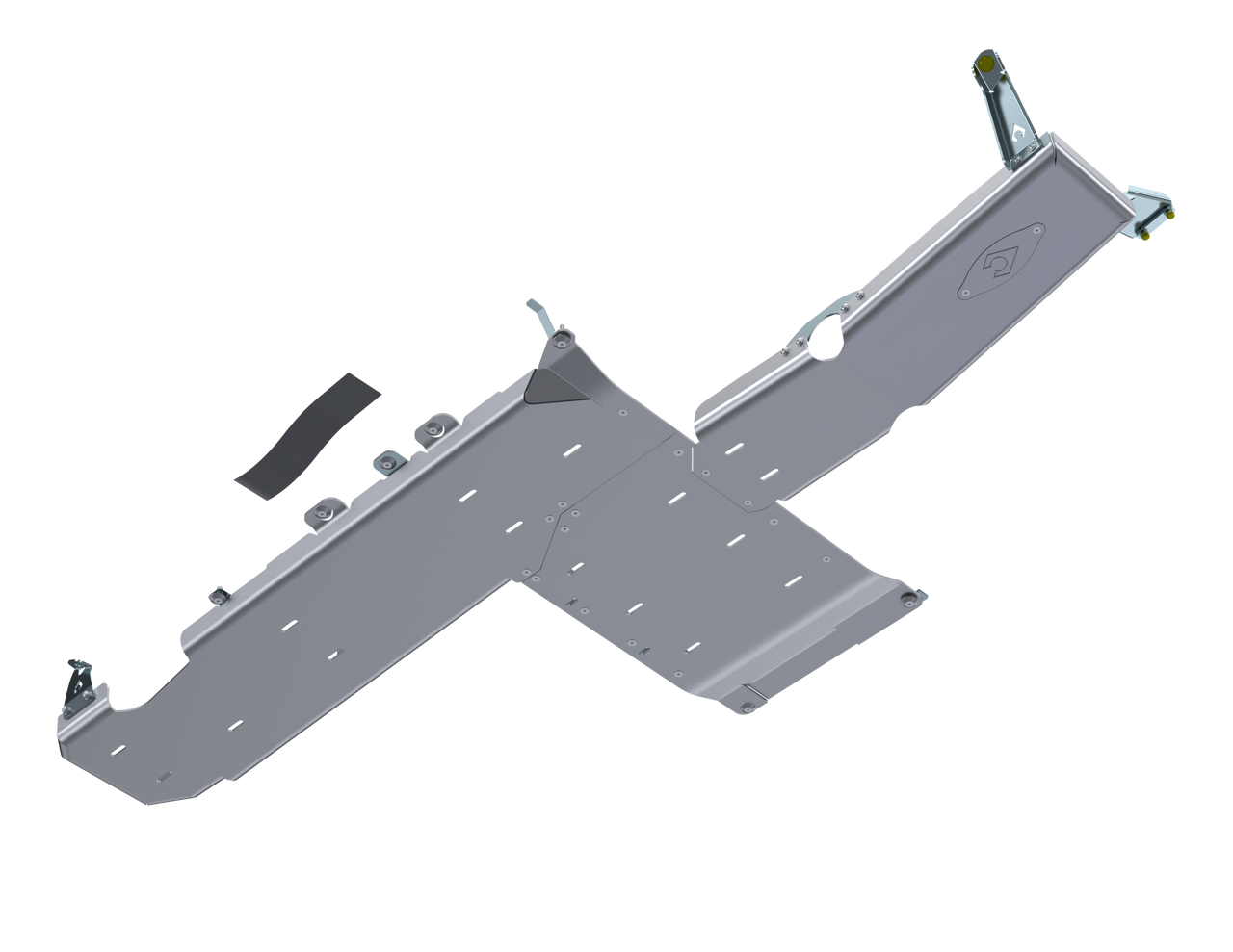 Full Bellypan Skid Plates With Oil Door, Aluminum | Pre-18 Wrangler JL, 3.6L, 4 Door | JL4125