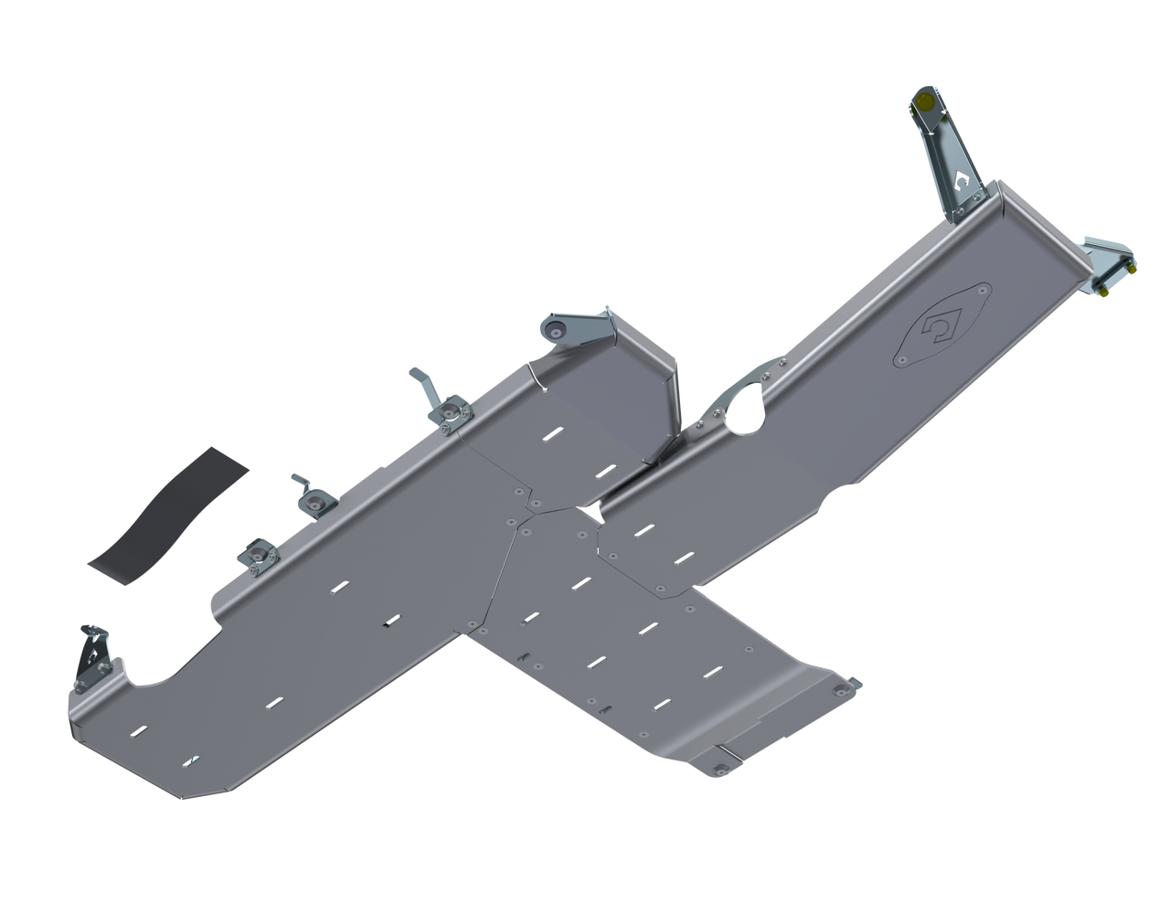 Full Bellypan Skid Plates With Oil Door, Aluminum | (18-20) Wrangler JL, 3.6L, 4 Door | JL4166