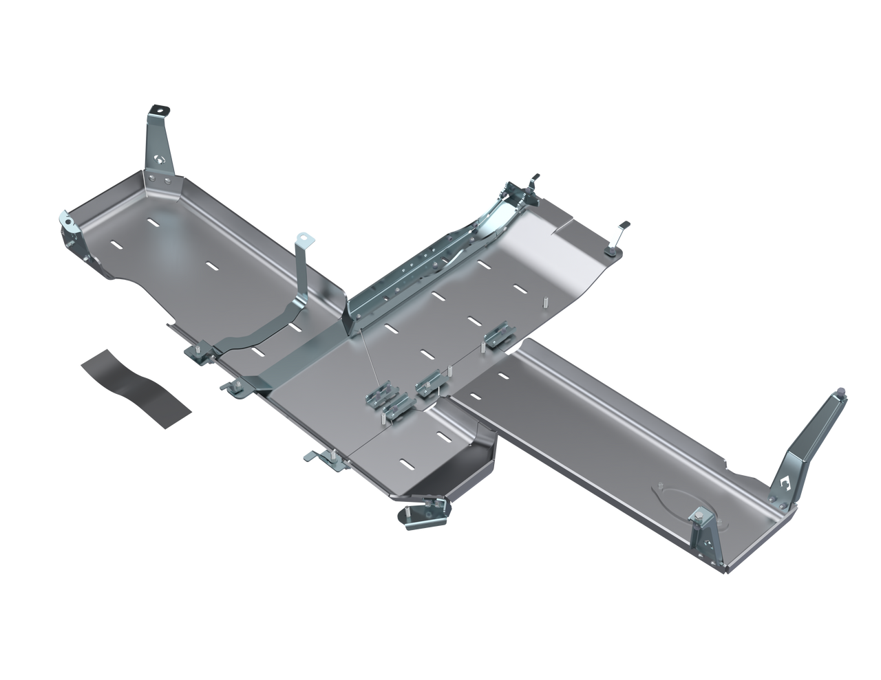 Full Bellypan Skid Plates With Oil Door, Aluminum | (18-25) Wrangler JL, 2.0L, 2 Door | JL4168