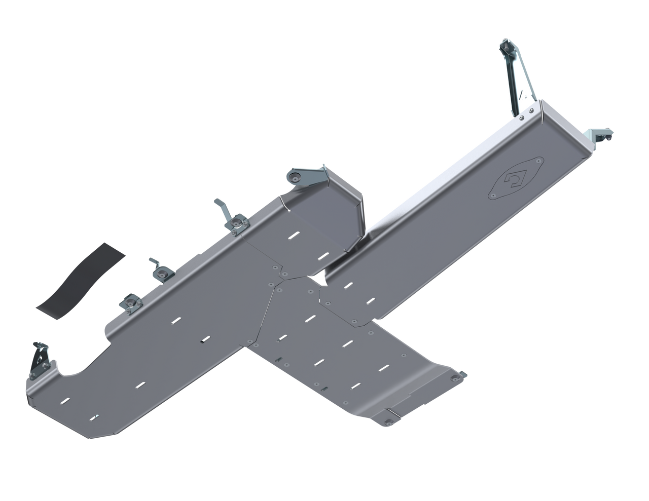Full Bellypan Skid Plates With Oil Door, Aluminum | (18-25) Wrangler JL, 2.0L, 2 Door | JL4168