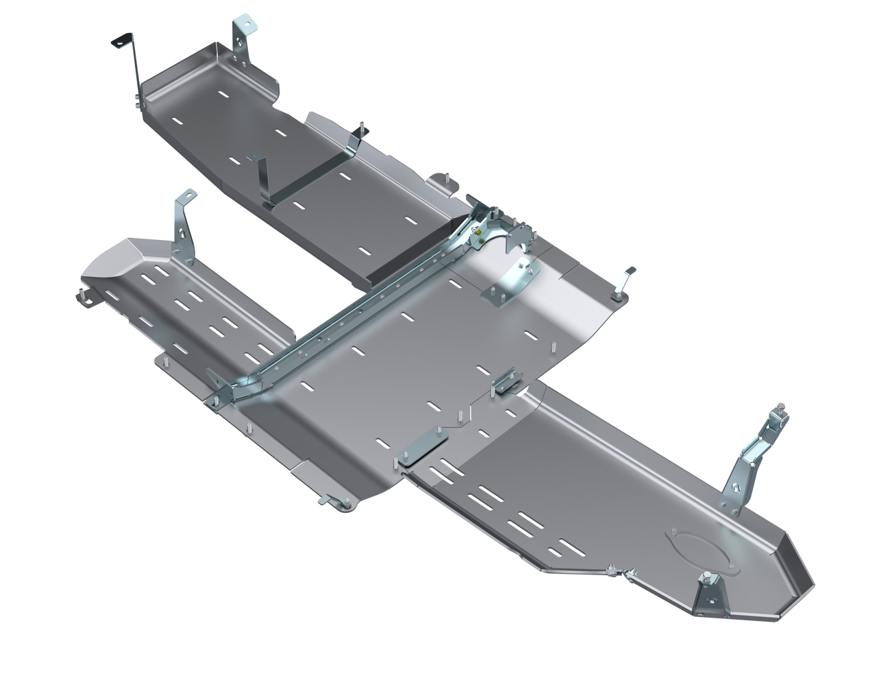 Full Bellypan Skid Plates With Oil Door, Aluminum | (18-25) Wrangler JL, 3.0L Diesel, 4 Door | JL4169