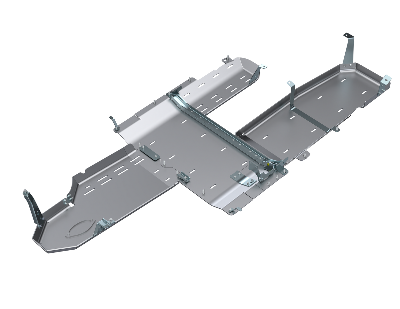 Full Bellypan Skid Plates With Oil Door, Aluminum | (18-25) Wrangler JL, 3.0L Diesel, 4 Door | JL4169