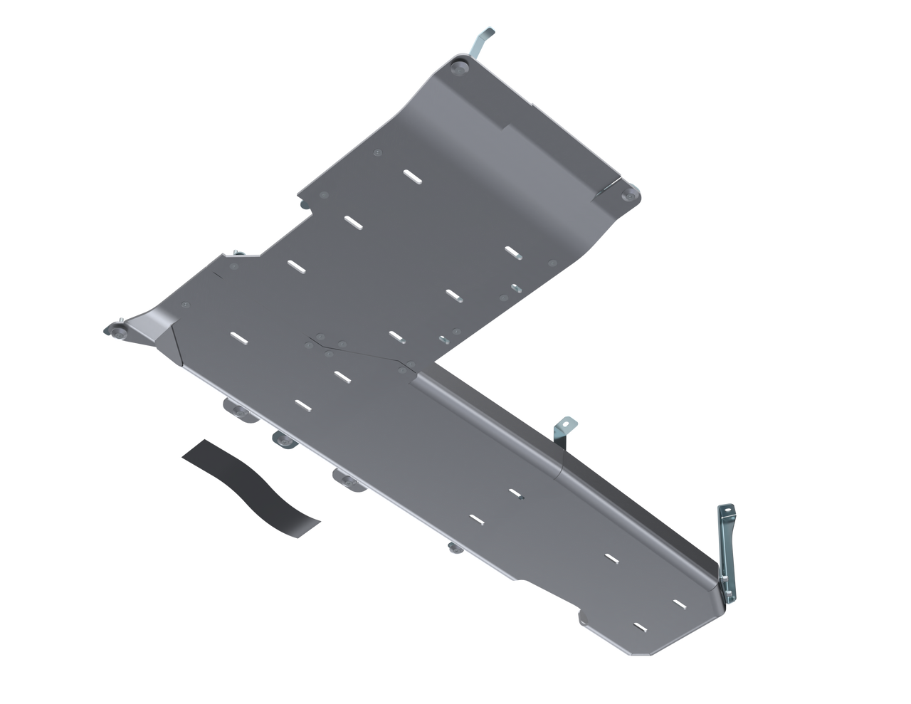 Transfer Case and Fuel Tank Skid Plates, Aluminum | (18-25) Wrangler JL, 3.6L/2.0L/392 Hemi, 4 Door | JL4191